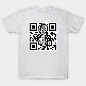 Rick Roll GIF QR Code T-Shirt