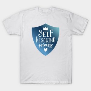 Self Rescuing Princess Geek Girl T-Shirt