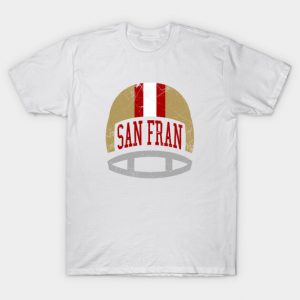 San Fran Retro Helmet - White T-Shirt