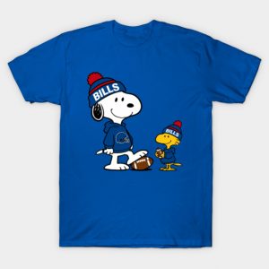 Buffalo Bills - Snoopy & Woodstock Football Style M053 T-Shirt