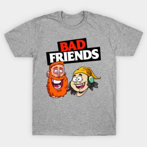 Bad Friends Podcast Fastive Graphic T-Shirt
