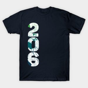 Seattle WA City Map and 206 Area Code T-Shirt