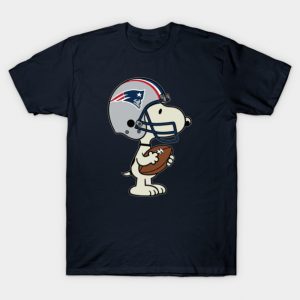Snoopy New England Patriots Game Day Inspired M11440 T-Shirt