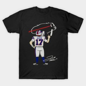 Buffalo Bills New Era Billustration Josh Allen Signature T-Shirt