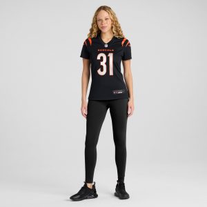 Women's Nike Ickey Woods Black Cincinnati Bengals Retired Player Game Jersey