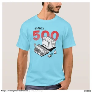 Amiga 500 computer - red version T-Shirt