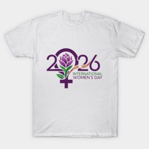 Women’s Day 2026 Floral Symbol T-Shirt