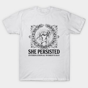 International Women's Day 2026 Empowerment Women Fist Hand Rose T-Shirt