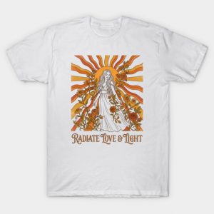 Radiate Love and Light International Women's Day Goddess T-Shirt