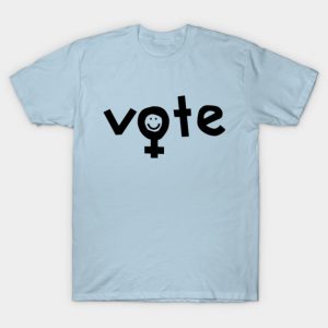 Say Women Vote Outline T-Shirt