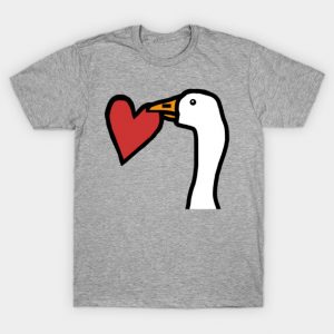 Silly Goose and Red Heart T-Shirt