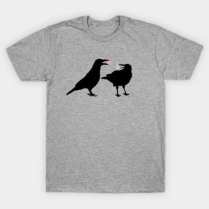 Valentine Candy Heart Crows T-Shirt