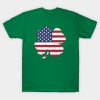 American Flag Shamrock T-Shirt