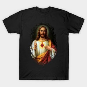 Sacred Heart of Jesus Catholic Traditional T-Shirt