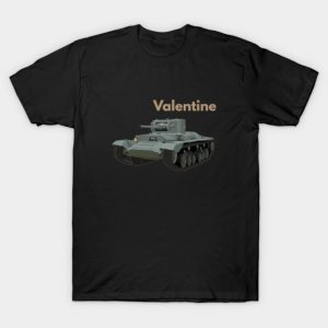 Valentine British WW2 Infantry Tank T-Shirt
