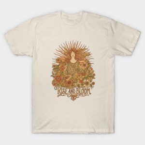 Rise and Bloom Empowering International Women's Day Art T-Shirt