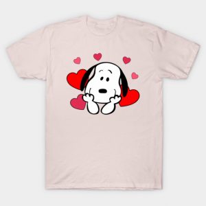 Snoopy Valentine Hearts M893 T-Shirt