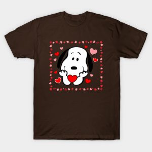 Snoopy Valentine Hearts M894 T-Shirt