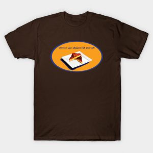 Cheesus Was Grilled for Our Sins Face of Jesus on a Sandwich T-Shirt
