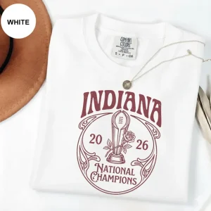 Retro Indiana Football Champions Comfort Colors Shirt