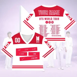 BTS Crop Top Football Jersey