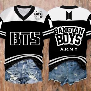K-Pop Concert Unisex Jersey Bangtan Boys K-Pop Outfit