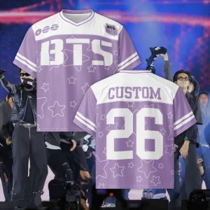 BTS Army Merch Arirang Tour Boxy Fit Jersey