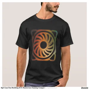 Rgb Case Fan Modding A Pc Masterrace Gaming Comput T-Shirt