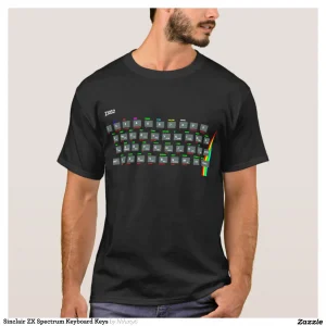Sinclair ZX Spectrum Keyboard Keys T-Shirt