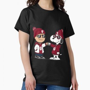 Snoopy Indiana Football Classic T-Shirt