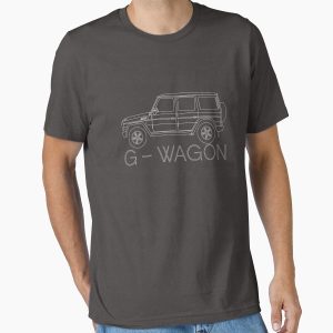 Euro SUV truck 4x4 vehicle white Essential T-Shirt
