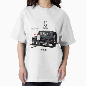 Mercedes car G class G55 art Oversized T-Shirt