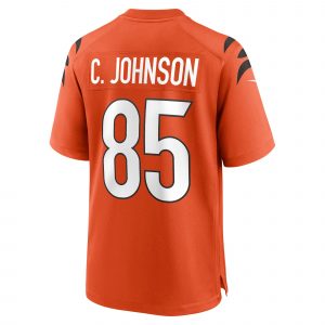 Men's Nike Chad Johnson Orange Cincinnati Bengals Retired Player Alternate Game Jersey