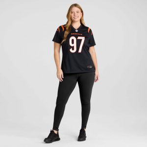 Women's Nike Shemar Stewart Black Cincinnati Bengals Team Game Jersey