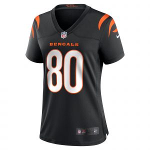 Women's Nike Cris Collinsworth Black Cincinnati Bengals Team Retired Player Game Jersey