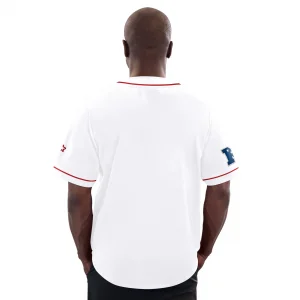 Men's-Starter White San Francisco 49ers Relay Full-Button Baseball Jersey