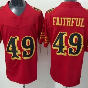 Men's The Faithful San Francisco Jersey Red 2025 Rivalries