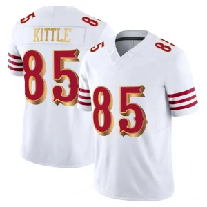 Men San Francisco #85 George kittle White 2025 Rivalries Collection Jersey Game Limited Stitched Shirt