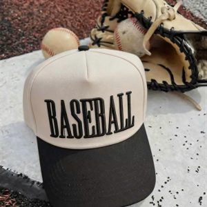 Baseball Vintage Embroidered Trucker Hat Baseball