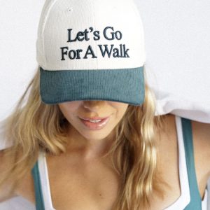 Let's Go For A Walk Baseball Embroidered Cap