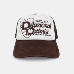 Optimistic Baseball Embroidered Cap