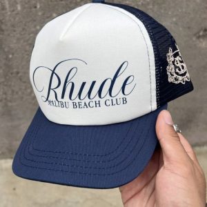 Rhude Trucker Print Baseball Embroidered Cap