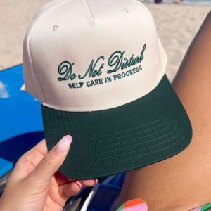 Self Care Baseball Embroidered Cap