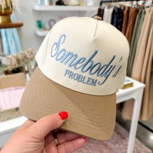 Somebody Baseball Embroidered Cap