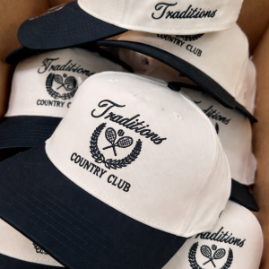 Traditional Country Club Baseball Embroidered Cap