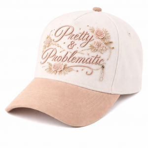 Pretty And Problematic Embroidered Cap