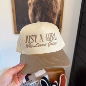Just A Girl Who Loves Jesus Trucker Hat