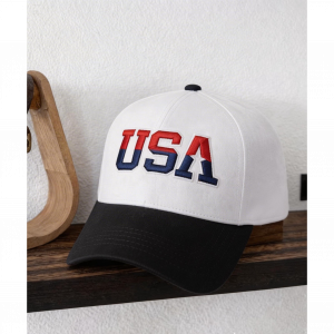 Custom Embroidered USA Cotton Trucker Cap, Personalized Patriotic 250th Anniversary Hat