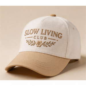 Slow Living Club V3 Baseball Embroidered Cap