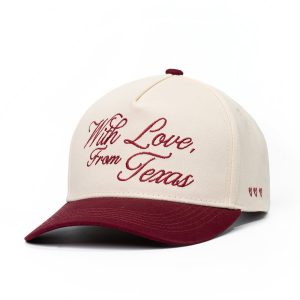 With Love From Texas Baseball Embroidered Cap